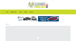 Desktop Screenshot of elkhartdiningdays.com